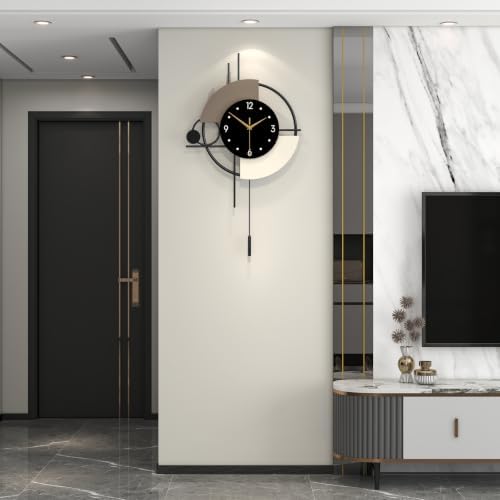 Large Modern Decorative Pendulum Wall Clock - Image 2