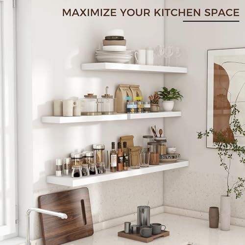 36" Wide x 8" Deep Floating Shelves - Image 5