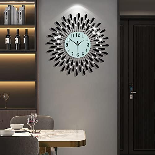 Large Wall Clock Non-Ticking Silent Modern Big Clocks Decorative Wall Clocks - Image 4