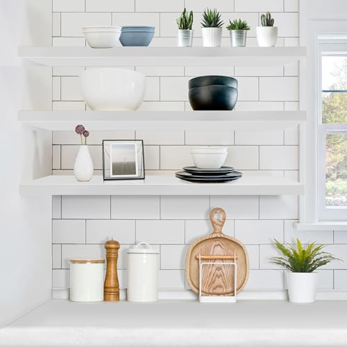 Sorbus Floating Shelves for Wall Storage - Image 2
