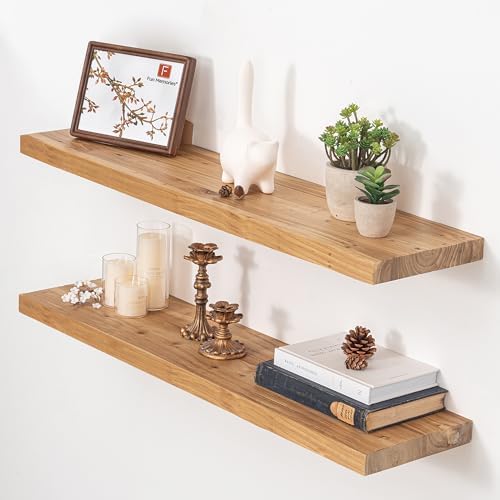 Fun Memories Floating Shelves for Wall, Heavy-Duty Wall Mounted Shelf by FunMemories