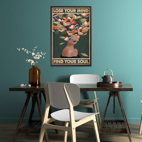 Vintage Lose Your Mind Find Your Soul Posters Room Aesthetics Dark Green - Image 2