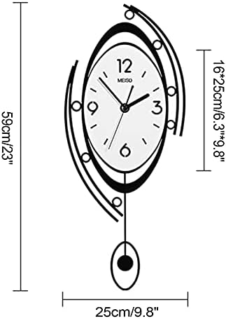 Wall Clock Modern Decorative Metal Silent Wall Clocks Silent Quality Quartz - Image 5