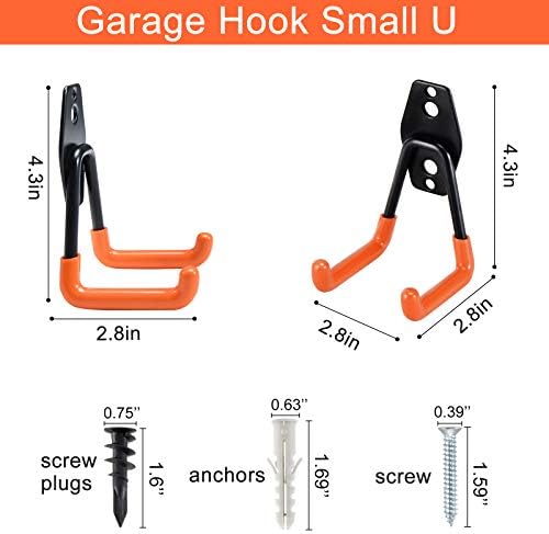 Aoben Heavy Duty Steel Garage Storage Hooks - Image 2