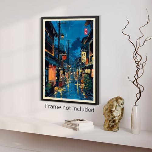 Japanese Canvas Wall Art Vintage Tokyo. Tea House Poster Modern Japan Ukiyo-e - Image 5