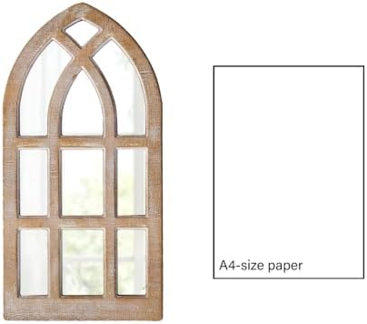 Small Rustic Arched Window Mirrors - Image 3