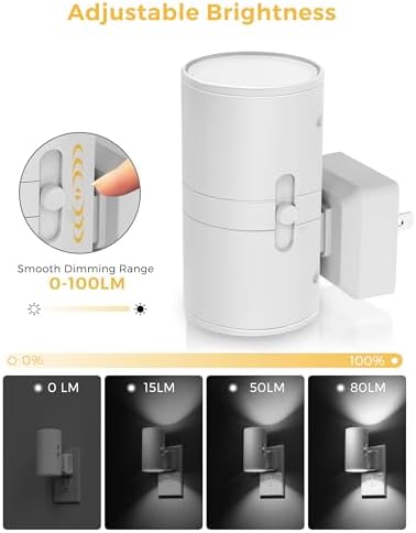 L LOHAS LED Bright Night Light, Night Lights Plug into Wall, Daylight White - Image 3