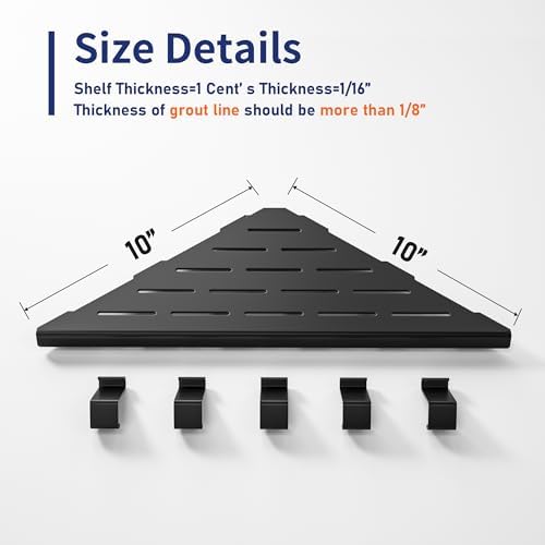 10'' Corner Shower Shelf - Image 2