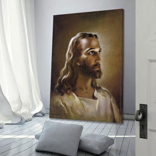 Warner Sallman Head of Christ Jesus Painter Work Posters Modern Classroom - Image 3