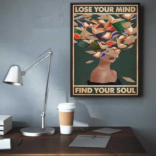 Vintage Lose Your Mind Find Your Soul Posters Room Aesthetics Dark Green - Image 4