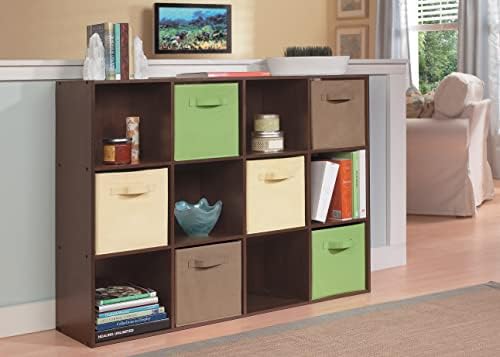 ClosetMaid Cubeicals 12 Cube Storage Shelf Organizer Bookshelf, Vertical or - Image 6