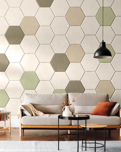 Hexagon Multi-Color Self-Adhesive Acoustic Wall Panels - Image 6
