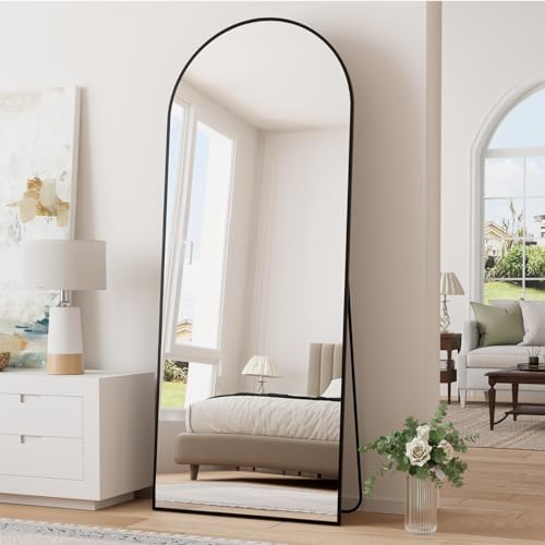70''x26'' Full Length Mirror, Large Arched Floor Mirror - Image 3