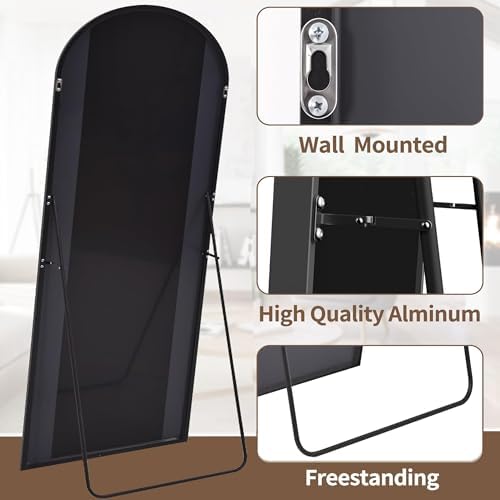 OGCAU 71"x30" Arched Full Length Mirror, Floor Full Body Mirror - Image 4