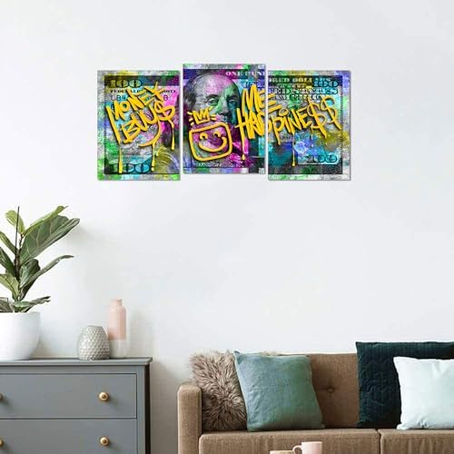 Yatsen Bridge 3 Panels Money Wall Art - Image 2