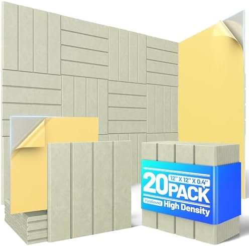 20 Pack Sound Proof Foam Panels by Unknown