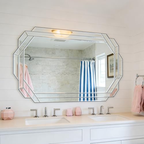 Chende 32" x 47" Large Bathroom Mirror - Image 4