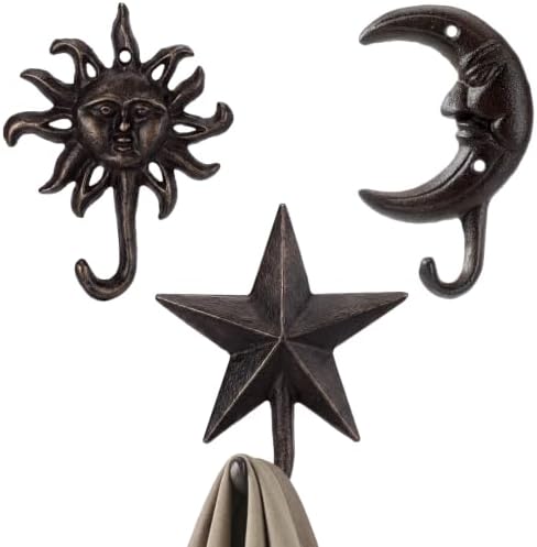 Frienda Cast Iron Hook, Antique Decorative Wall Hooks Hanger by Frienda