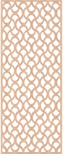 Resort Decorative Pierced Fretwork Wood Wall Panels, 21 3/8"W x 54 3/8"H x 3/8"T - Image 2