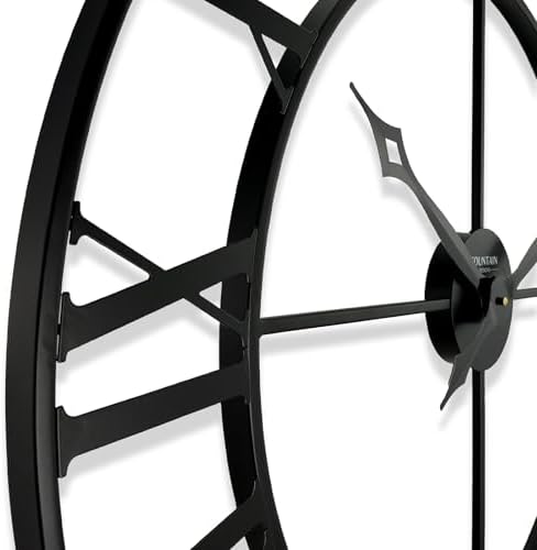 30 Inch Wall Clocks for Living Room Decor, Roman Numeral - Image 5