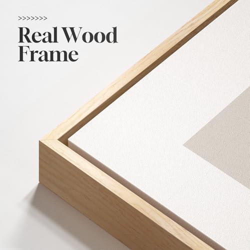 Framed Neutral Minimalist Floral Wall Art - Image 5