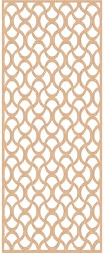 Resort Decorative Pierced Fretwork Wood Wall Panels, 31 3/8"W x 79 3/8"H x 1/4"T - Image 2