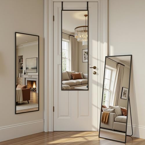 Antok 48" x 14" Full Length Over-the-Door Mirror, Hanging Mirror - Image 2