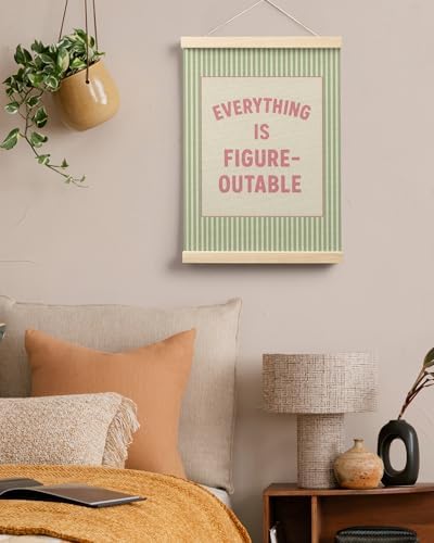 FGFK Everything Is Figureoutable Positive Affirmations Wall Art Poster Hanger - Image 5