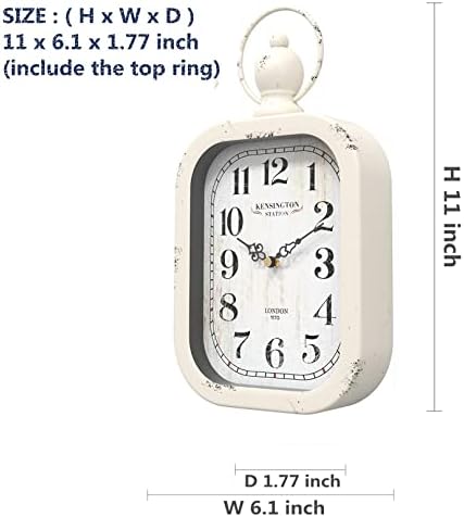 Menterry Small Retro Rectangle Wall Clock - Image 2