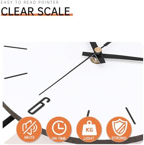 Large Wall Clock for Living Room Decor, 17.7x31inch - Image 2