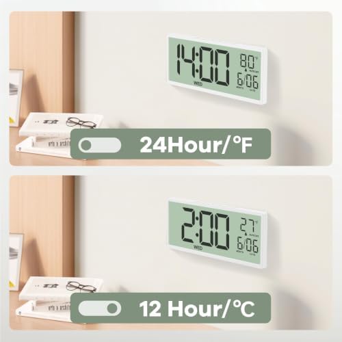 JALL Large Digital Wall Clock Battery Operated, Wall Clock - Image 5