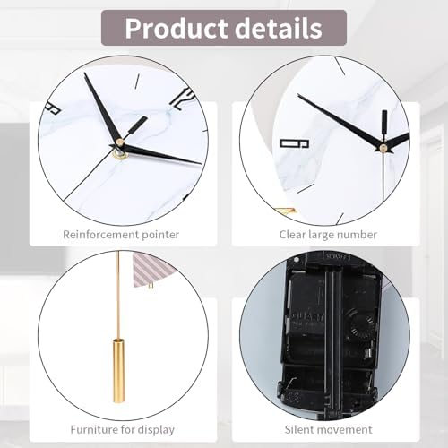 FILLOVE Large Decorative Wall Clock - Image 5