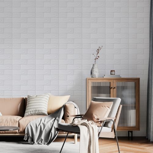 Peel and Stick 3D Foam Wall Panels, Self Adhesive Wallpaper - Image 2