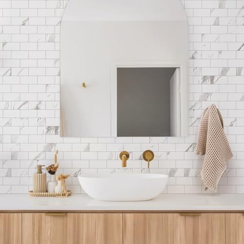 STICKGOO 10-Sheet Subway Tile Peel and Stick Backsplash - Image 6