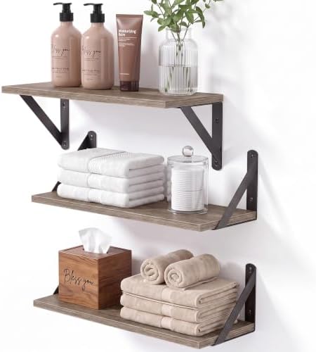 16x6 Inch Small Wall Shelves by Unknown