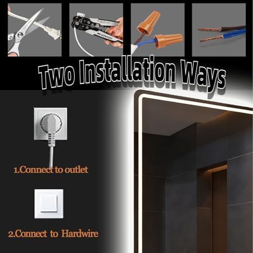 LTFUUAI 20"X28" LED Bathroom Mirror - Image 7