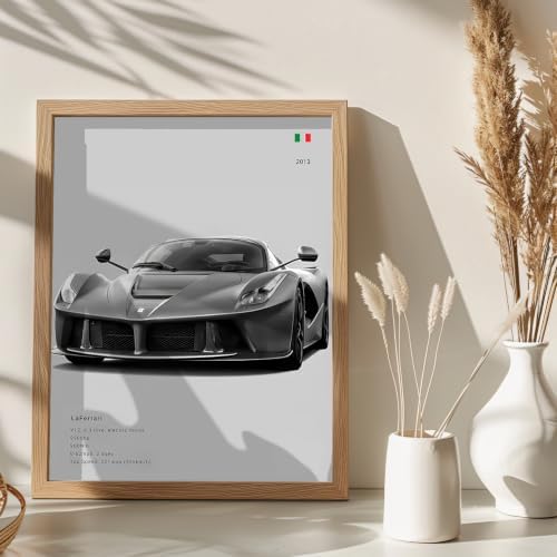 CSLGQGV Car Poster Vintage Racing Car Wall Art Supercar Canvas Prints Painting - Image 3