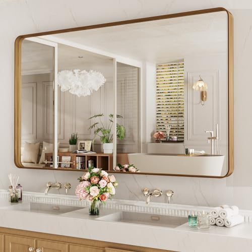 LOAAO 60X30 Inch Bathroom Mirror by LOAAO