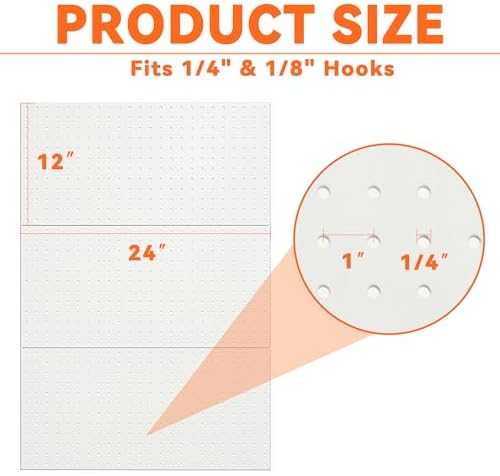 Ultrawall Metal Pegboard Panels, Pegboard Wall Organizer - Image 2