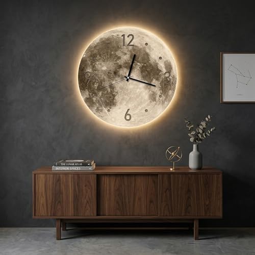 20-Inch 3D Moon Clock - Image 3