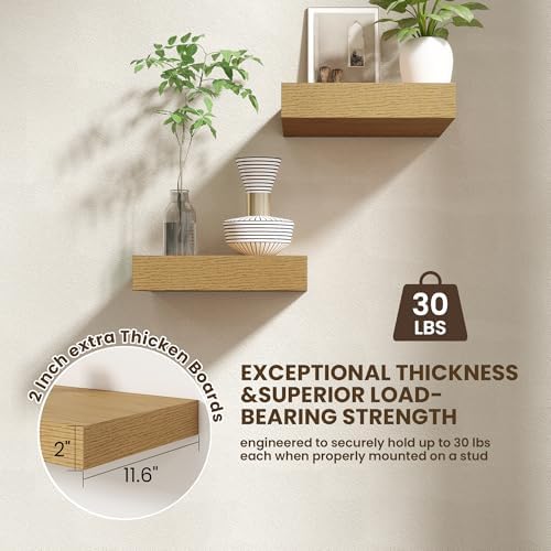 FLYJOE 12 Inch Deep Floating Shelves - Image 6