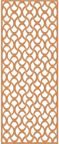 Resort Decorative Pierced Fretwork Wood Wall Panels, 19 3/8"W x 49 3/8"H x 3/8"T - Image 2