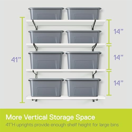 Delta Heavy Duty 4-Tier Lumber Storage Rack Cycle, Holds Up to 640 lbs - Image 4