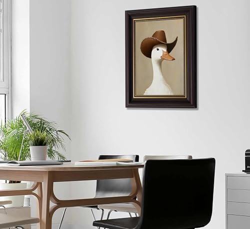 3D Textured Canvas Wall Art American-Style Frame Trendy Cowboy Duck Farmhouse - Image 6