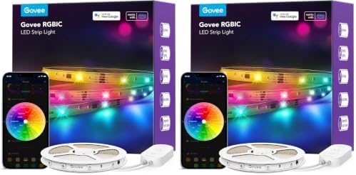 Govee 32.8ft RGBIC LED Strip Lights, Compatible by Unknown