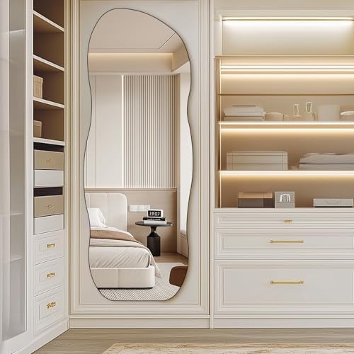 QDSSDECO Full Length Mirror Irregular Wavy Mirror - Image 6