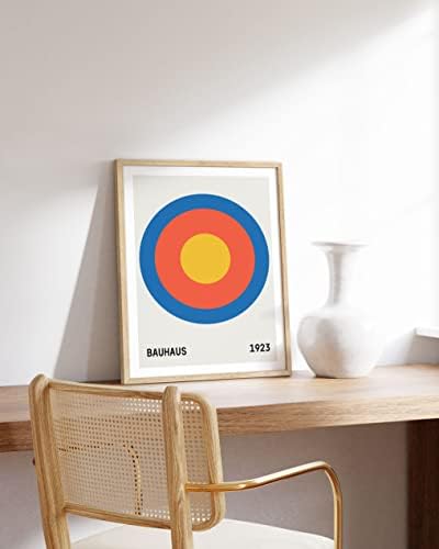 HAUS AND HUES Bauhaus Wall Art – Geometric Vintage Poster, Contemporary - Image 5