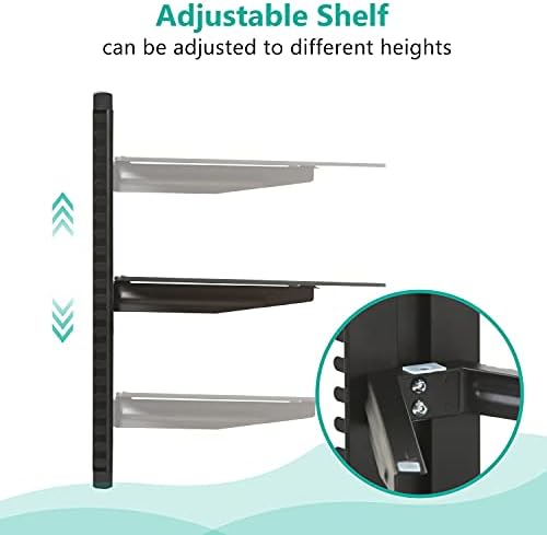 WALI 1 Tier Glass Floating TV Wall Shelf - Image 4