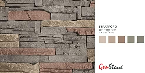 GenStone Faux Stacked Stone Peaked Pillar Cap 13.5" x 13.5" x 1.75" in - Image 4