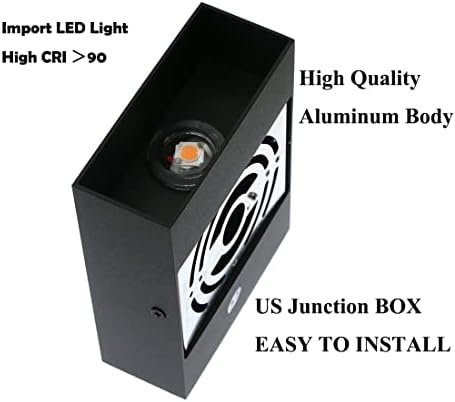 LED Wall Sconce Bright Up and Down Wall Lights - Image 4